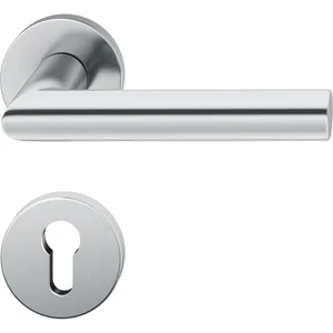 FSB Drückergarnitur 12 1076 ASL auf Rosette PZ, Edelstahl matt