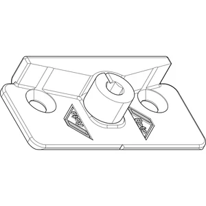 ROTO NT/NX Niveauschaltsperre Rahmenteil Holz Eurofalz 24 mm 13V