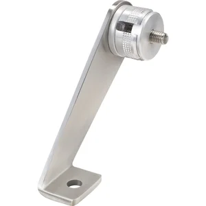 KWS Endstütze WS2 schräg 40°, für Ø 35mm, rechts, Edelstahl matt