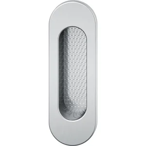 FSB Schiebetürmuschel 42 4215 oval 35 x 105 mm, Edelstahl matt