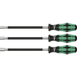 WERA Schlauchklemmen-Schraubendreher-Satz 391/3 Außensechskant 3-teilig