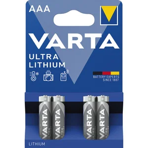 VARTA Batterie Ultra Lithium LR03/AAA 1,5 Volt (4 St)