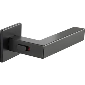 MARCHESI Drückerpaar SQUARE Smart Look, Türstärke 50-57 mm, Edelstahl schwarz