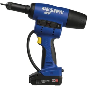 GESIPA Akku-Blindnietmuttern Setzgerät FireBird Pro Gold CAS 18 Volt / 2,0 Ah