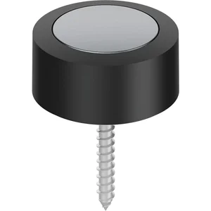 FSB Bodentürpuffer 38 3878 ø 48 mm, Höhe 24 mm, Edelstahl matt