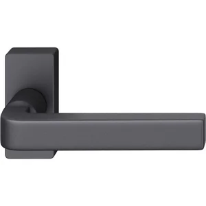 FSB Rahmentürdrücker 09 1004 Hochhaltefeder B eckige Rosette Alu schwarz