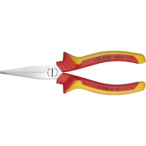 GEDORE Flachzange VDE 8120 H lange Backen Hüllenisolierter Griff Länge 160 mm