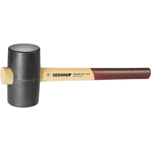 GEDORE Gummihammer weich 227 E Kopfdurchmesser 90 mm mit Eschenstiel