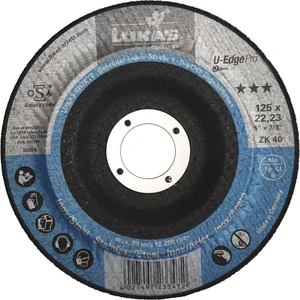LUKAS Kompaktschleifteller U-Edge Pro Zirkonkorund ø 125 mm Korn 40