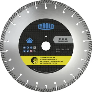 TYROLIT Premium***Dachdeckerscheibe 230 x 2,4 x 22,2 mm Form C6R