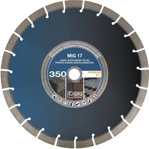 DIEWE Diamant Nassschnitttrennscheibe MIG17 350 x 25.4/17 mm