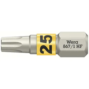 WERA Bit-Einsatz 867/1 HF 1/4" sechskant TX 25/25 mm Torx®