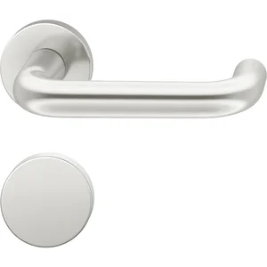 FSB Feuerschutz Standflügelgarnitur 79 1070 AGL DIN BL, silber eloxiert