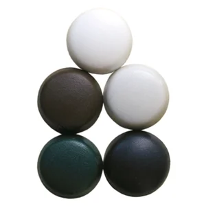 PVC Abdeckkappe braun RAL 8014