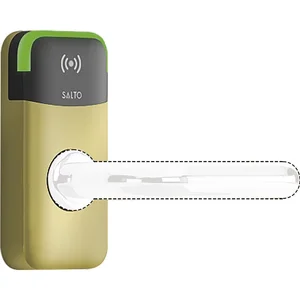 SALTO Abdeckplatte XS4 Mini Metall Edelstahl Messing matt PVD