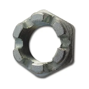 DIN937/17H M24x1.5 verzinkt Kronenmutter mit Feingewinde flache Form