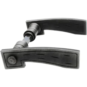 SCHÖSSWENDER Drückerpaar ELGA, Ansatz 18 mm, schwarz passiviert