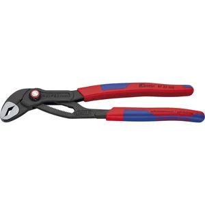 KNIPEX Wasserpumpenzange Cobra® QuickSet 8722, SW -46 mm, 2", 2K-Griff, L=300 mm