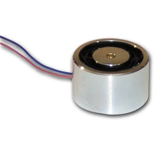 Haftmagnet mitzentraler Gewindebohrung u. freien Draht. Gr. 05, Stahl verzinkt