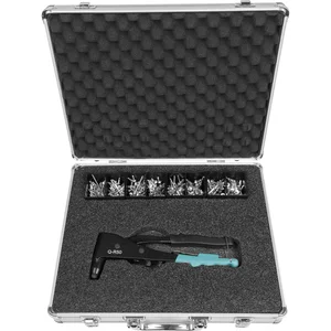 FEIFAR Sortimentskassette mit Stahl Blindnieten inkl. Handnietzange QR50