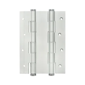 Pendeltürband doppelt wirkend, Rollen ø 16 mm, Höhe 180 mm, silber eloxiert