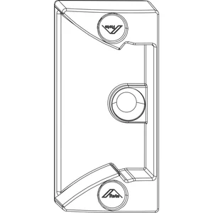 ROTO NX Schnäpper Rahmenteil einfräsbar 24 mm Falzluft 4 mm 13V silber