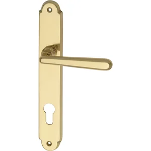 MARCHESI FH Drückergarnitur ALT-WIEN - auf Schild PZ 88, Messing poliert