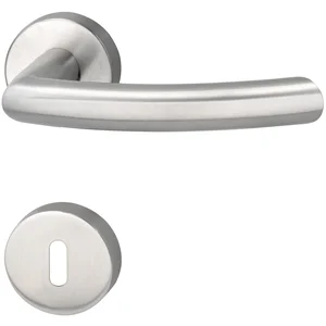 MARCHESI Drückergarnitur ARC - auf Rosette BB, 38 - 45, Edelstahl matt