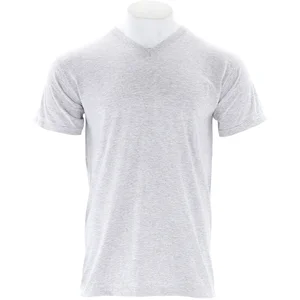 FRUIT OF THE LOOM T-Shirt V-Neck Type F270 grau meliert XXL