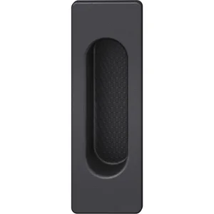 FSB Schiebetürmuschel 42 4217 eckig, Aluminium schwarz matt