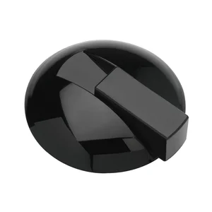 HEWI Bodentürpuffer 625, ø 85 mm, Anschlaghöhe 22,5 mm, Polyamid tiefschwarz