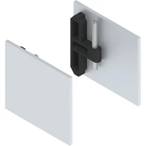 HELM GT-L Abdeckkappen-Set Aluminium silber eloxiert