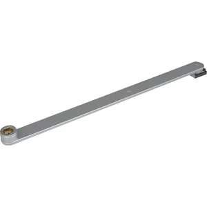 GEZE Hebel mit vernietetem Gleitstein silberfarbig 333 mm 079332