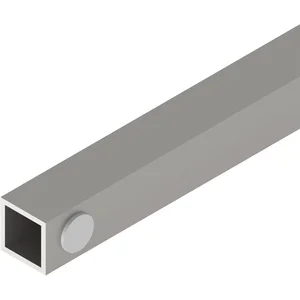HELM GT Abstandsprofil 15 mm auf Maß Edelstahl-Effekt