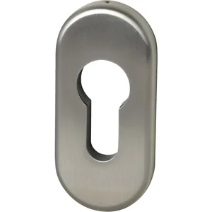 FSB Zylinderrosette 17 1757 oval, 32,5 x 70 x 7 mm, Edelstahl matt