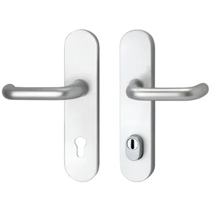 SH-Drückergarnitur HARMONIE - auf LS PZ88, TS wahlweise, mit Kzs., silber, RC2