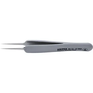 KNIPEX Gummi-Pinzette 922113ESD Edelstahl Länge 112 mm