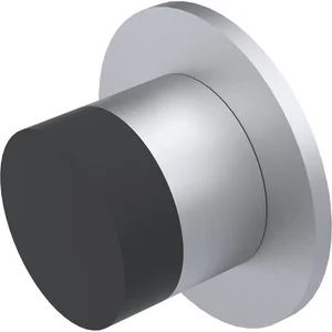 KWS Wandtürpuffer 2007 ø 50 mm, Aluminium silber eloxiert