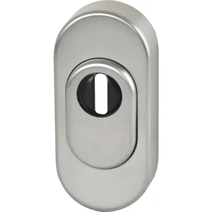 FSB Sicherheitsrosette 73 3249 oval PZ mit Kernziehschutz, Edelstahl matt