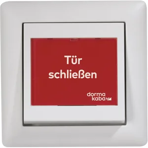 DORMAKABA Drucktaster Tür schließen weiß/rot