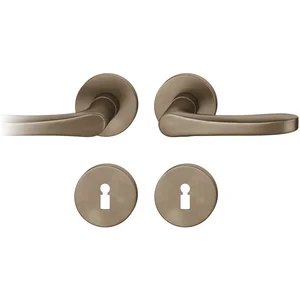 FSB Drückergarnitur 12 1106 ASL auf Rosette BB, Bronze dunkel patiniert