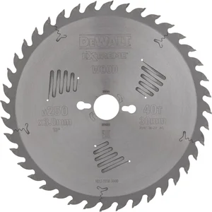 DEWALT Kreissägeblatt HW ø 250x3,0x30 mm Z40 Wechselzahn (WZ) positiv