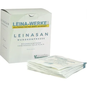 LEINA Wundkompressen steril nicht wundhaftend 10 x 10 cm 50 Stück