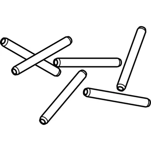 Verbindungsstifte HAWA-Frontslide 60/A und 60/matic, Set a 6 Stück