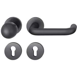 FSB Feuerschutz Wechselgarnitur 79 1070 AGL DIN PZ, links, schwarz matt