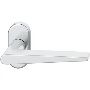 FSB Rahmentürdrücker 09 1005 Hochhaltefeder B ovale Rosette Edelstahl matt