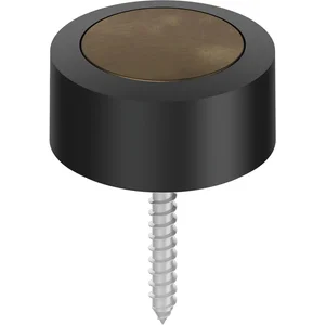 FSB Bodentürpuffer 38 3878 ø 48 mm, Höhe 24 mm, Bronze dunkel patiniert