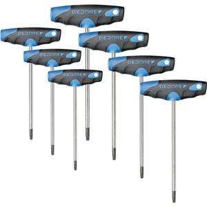 GEDORE Schraubendreher-Satz mit T-Griff TO2142 Torx® 7-teilig