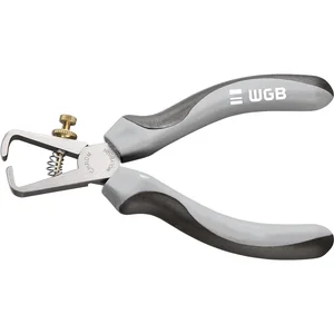 WGB Abisolierzange 0.6-10 mm² mit Feder und Stellschraube 2K-Griff 160 mm