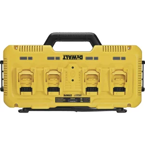 DEWALT Vierfach-Ladegerät DCB104 für 10,8 - 54 Volt Li-Ion XR Schiebe-Akkus